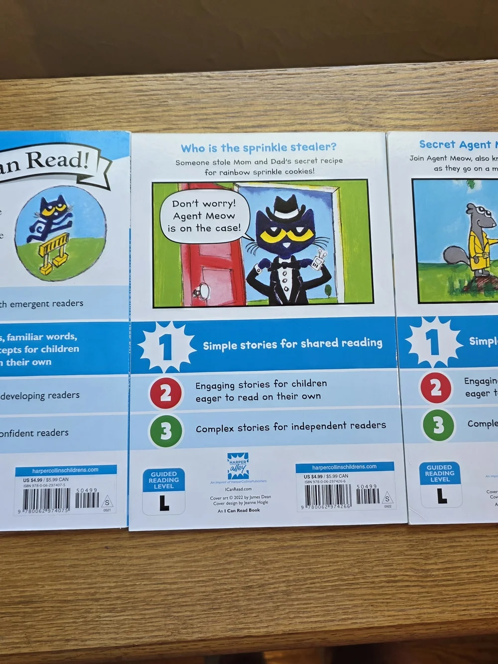 3 Pete the Cat Level 1 Readers: Rocking Field Day